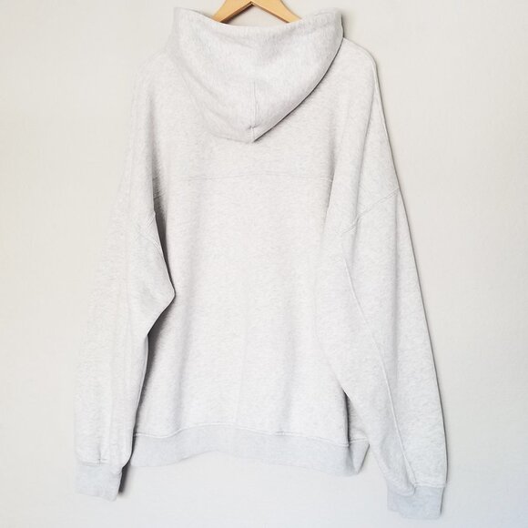Abercrombie & Fitch SOFT A&F Essential Popover Hoodie XXL Light Heather Gray $70 - Picture 7 of 16